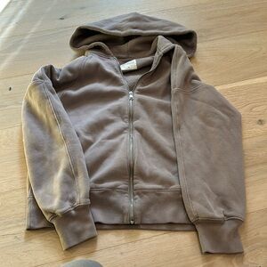 Abercrombie and fitch zip up hoodie, soft max essentials XS